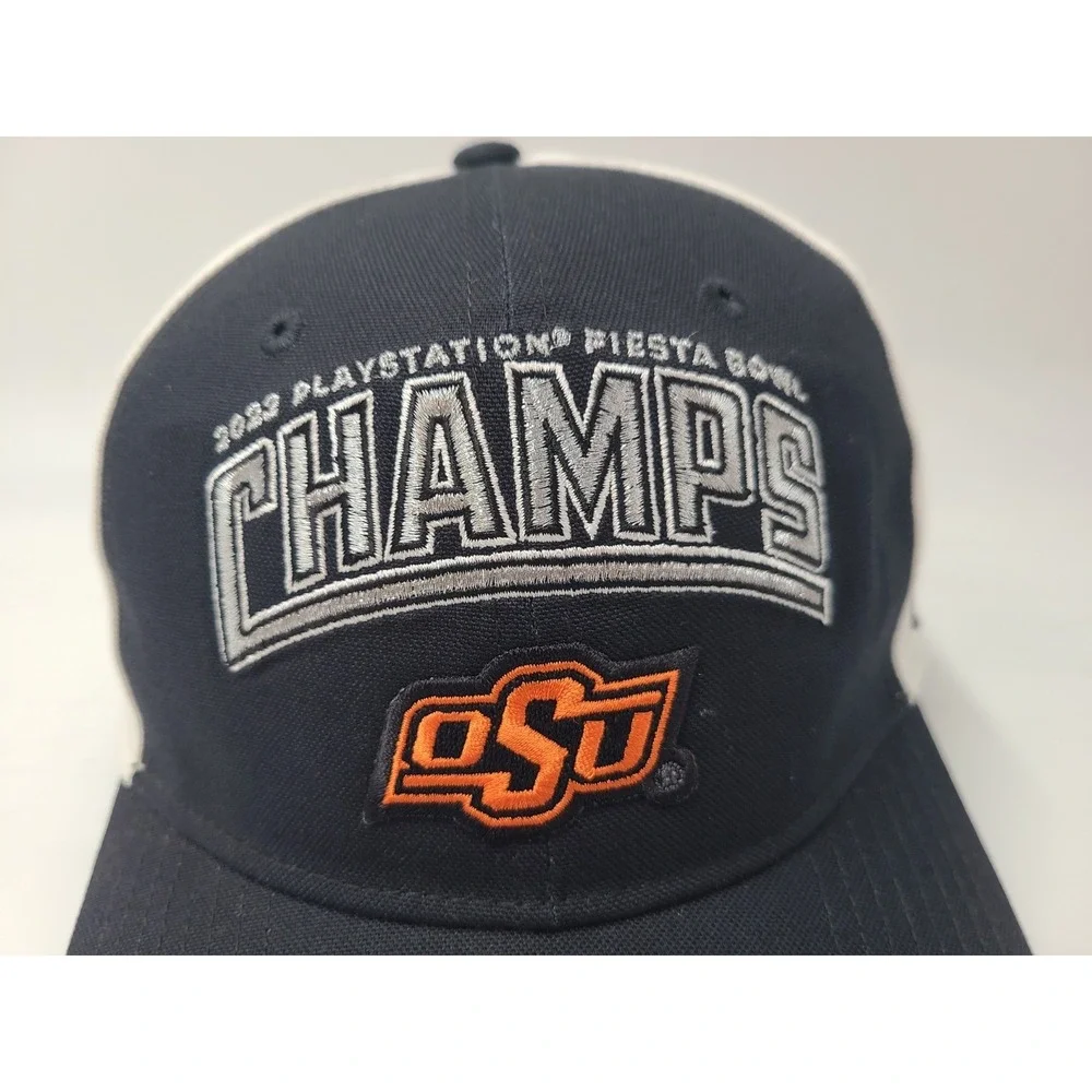 Oklahoma State University Cowboys 2022 Fiesta Bowl Champs Nike Snapback Hat‎ Cap